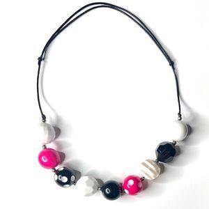 Colorful Retro Acrylic Beaded Necklace